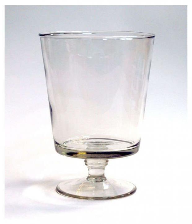 Ваза ЭВИС Каркаде стеклянная прозрачная 16x22 см 256₽