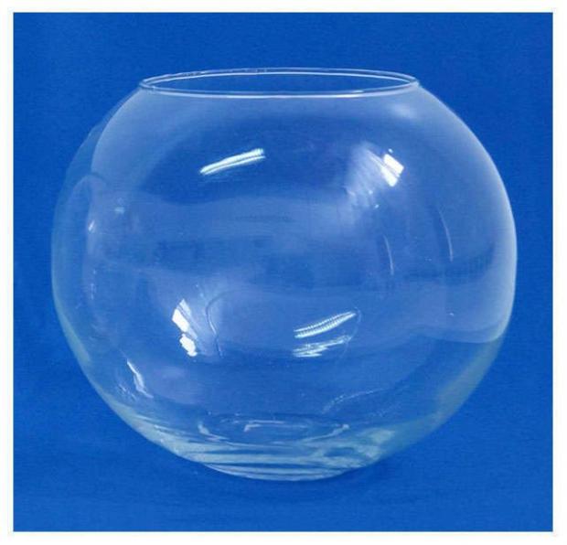 Ваза ЭВИС Кюгель стеклянная прозрачная 17x15 см 219₽