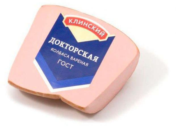 Колбаса вареная Клинский Докторская 04-07 кг 1 упаковка 05 кг 701₽