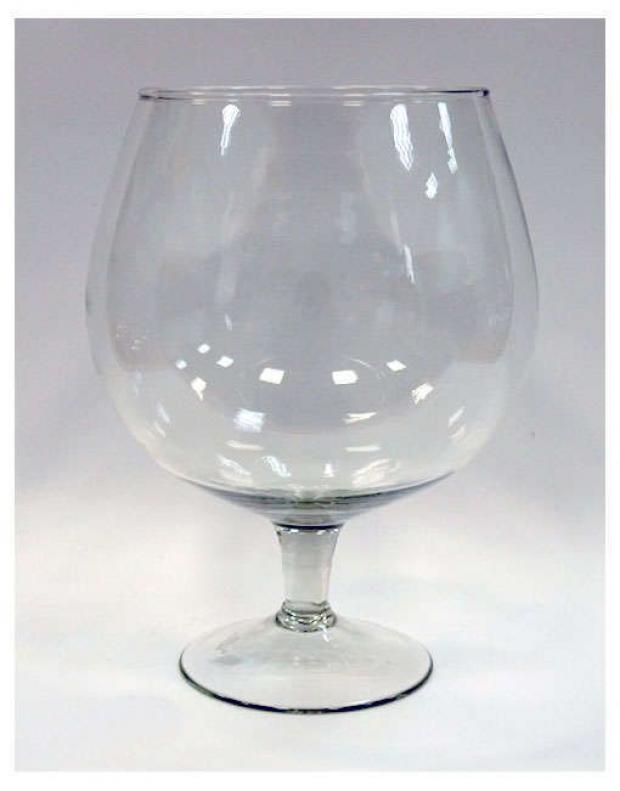 Ваза-бокал ЭВИС Натали 3л стеклянная прозрачная 19x26 см 3 л 342₽