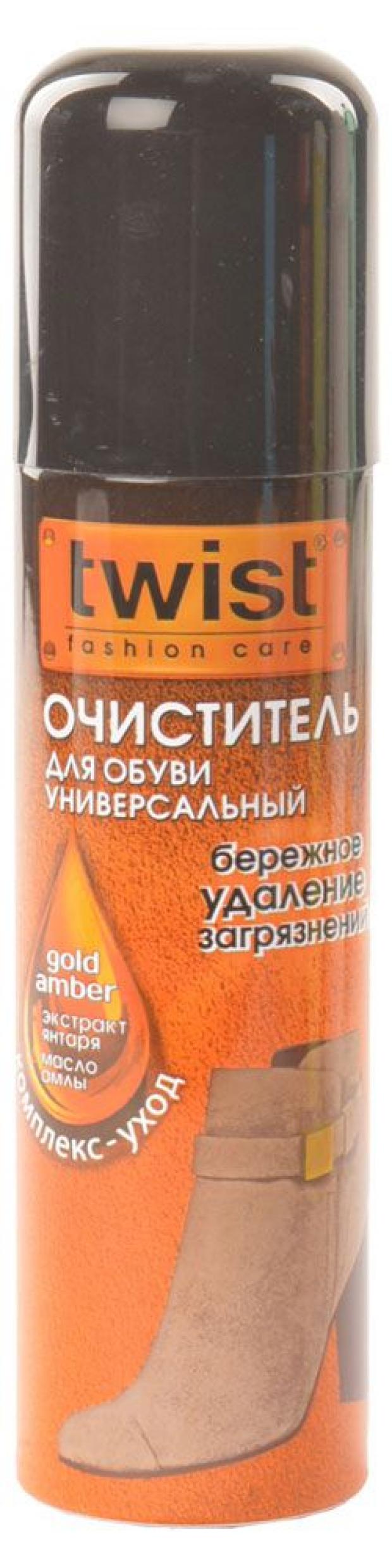 

Пена-очиститель Twist универсальная для всех типов кожи замши велюра и нубука, 150 мл