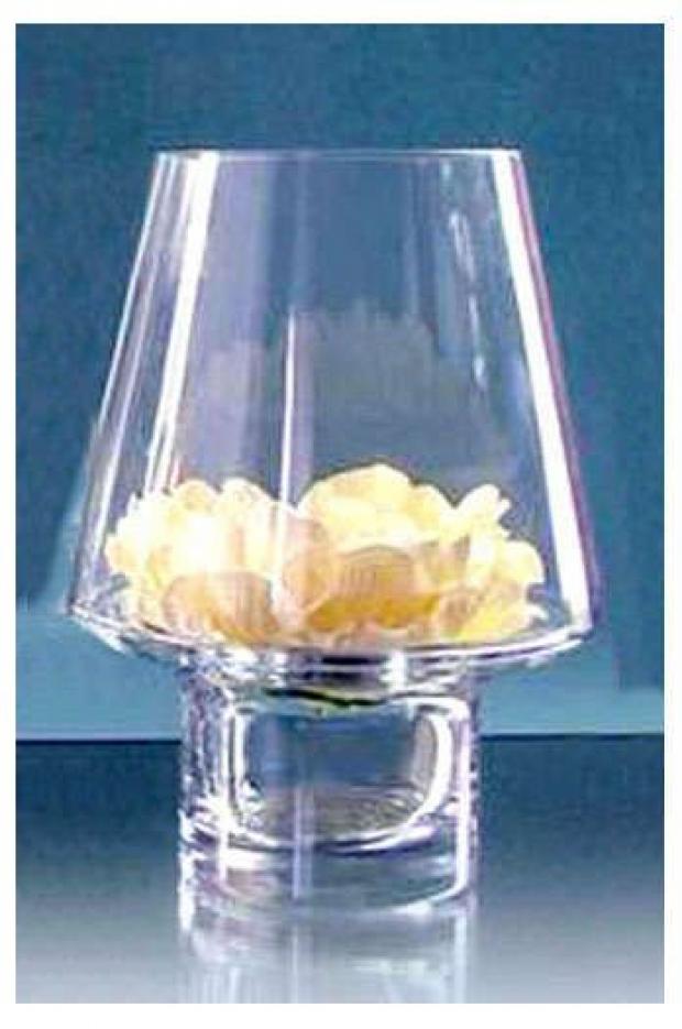 Ваза ЭВИС Гала стеклянная прозрачная 18x24 см 256₽