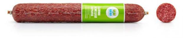 Колбаса сырокопченая Окраина Салями Немецкая 05-08 кг 1 упаковка 06 кг 1291₽