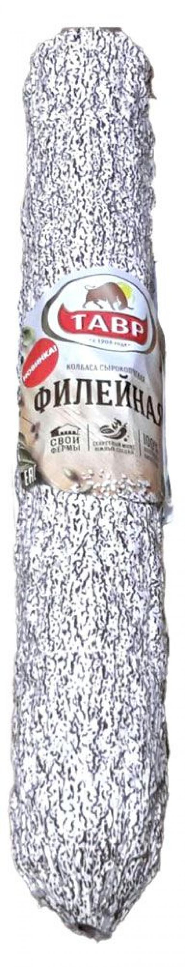 

Колбаса сырокопченая «Тавр» Филейная (0,8-1,2 кг), 1 упаковка ~ 1 кг