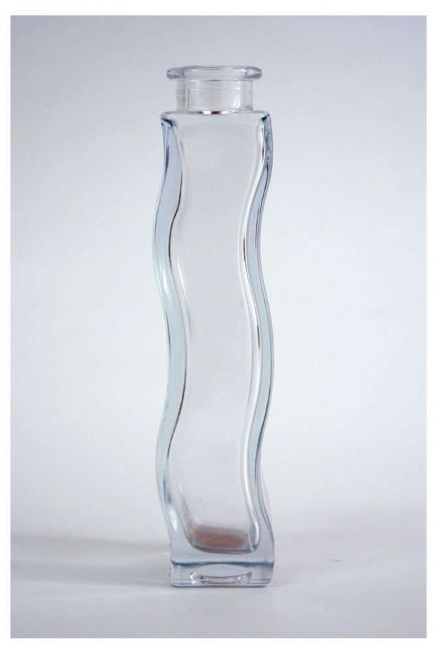 Ваза ЭВИС Забдже бутылочная стеклянная прозрачная 42x21 см 107₽