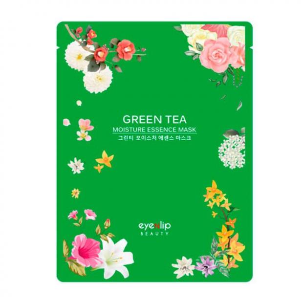 

Маска для лица Eyenlip Moisture Essence Mask зелёный чай тканевая, 25 мл