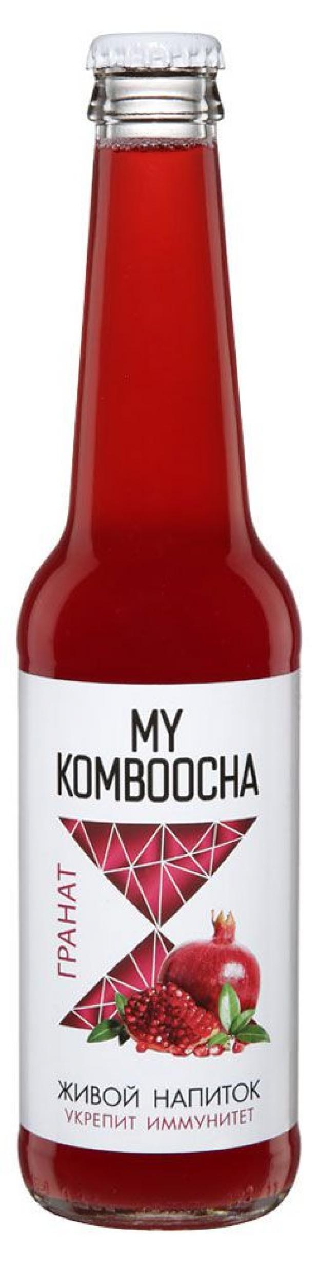 Напиток негазированный My Komboocha Комбуча с гранатом безалкогольный 330 мл 104₽