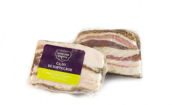 Сало Заповедные продукты Белорусское 03-06 кг 1 упаковка 04 кг 529₽