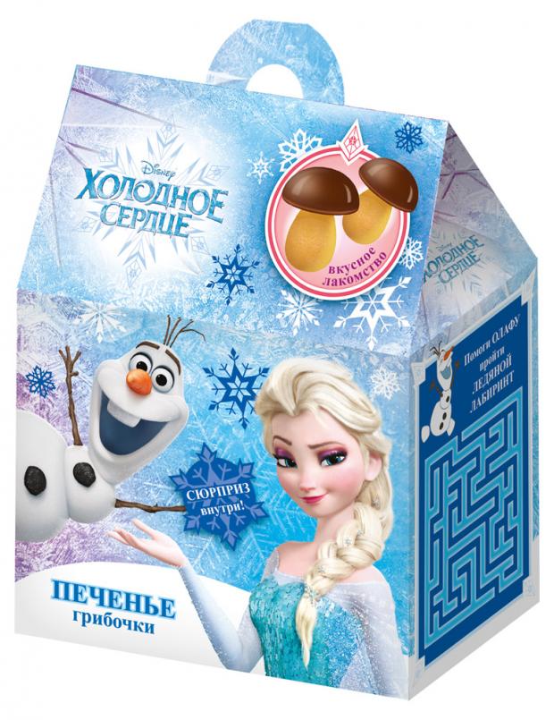 

Печенье Disney Холодное Сердце грибочки с сюрпризом, 42 г