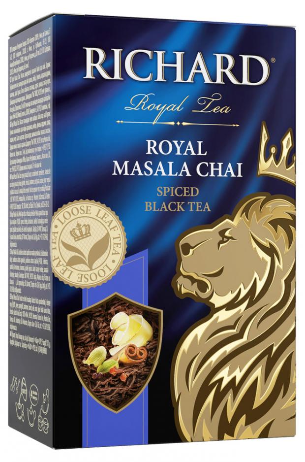 

Чай черный Richard Royal Masala Chai пряный листовой, 90 г