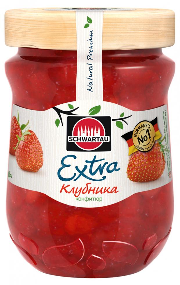 Конфитюр Schwartau Extra клубника, 340 г