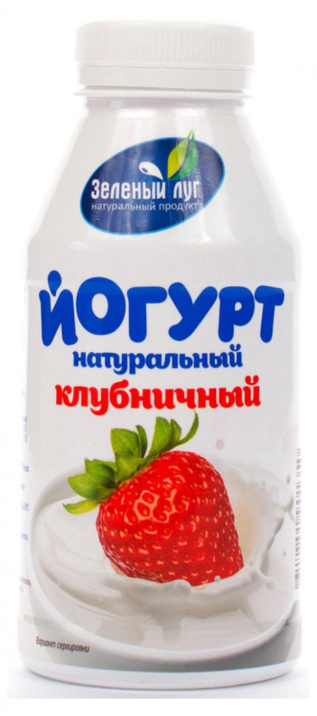 

Йогурт питьевой «Зеленый луг» клубника 2,5%, 340 мл