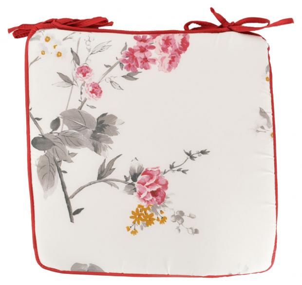 Подушка на стул Коллекция с завязками 38х38 см 133₽