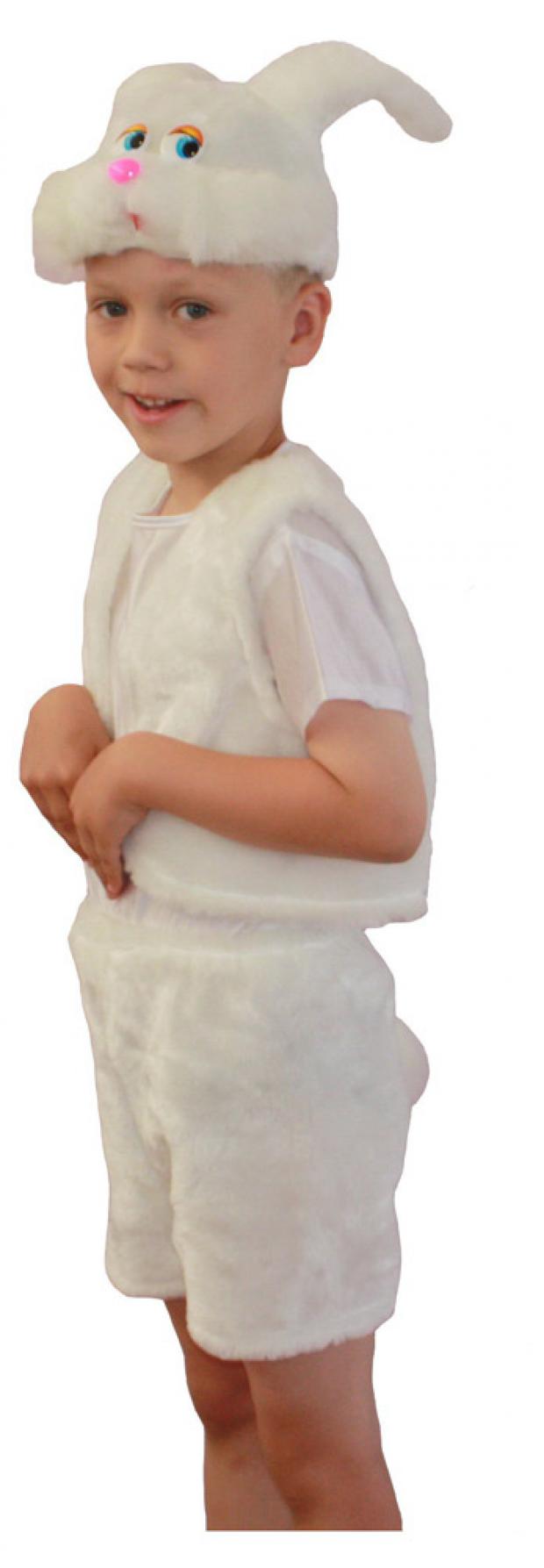 

Костюм карнавальный «Карнавалия» Белый зайчик, 4-7 лет