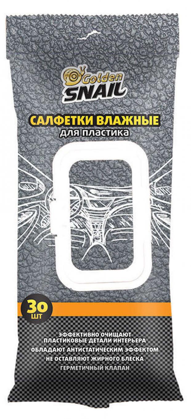 Салфетки влажные Golden Snail GS 0403 для пластика, 30 шт