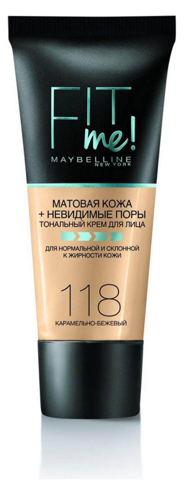

Тональный крем для лица Maybelline New York Fit Me тон 118, 30 мл