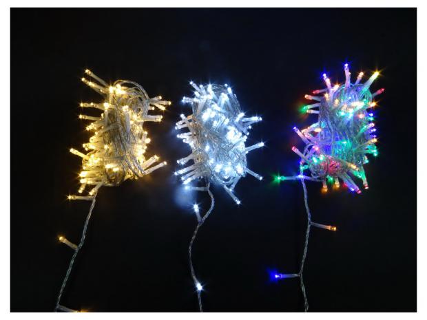 

Гирлянда электрическая Actuel 120 LED ламп холодный белый, 10,7 м