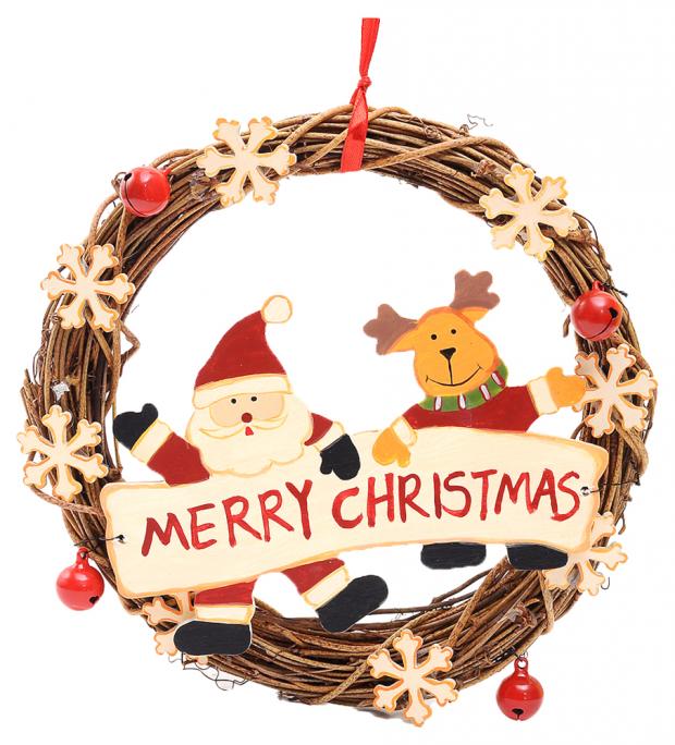 

Венок Merry Christmas, 20х20х1 см