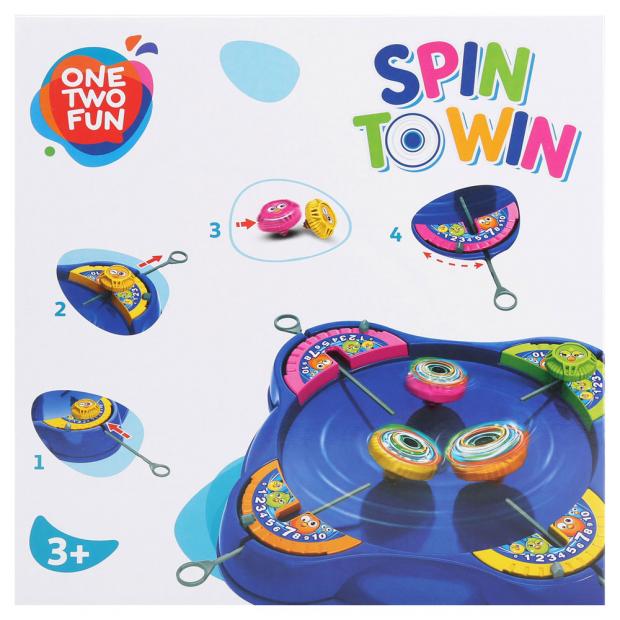 

Игра настольная One Two Fun Spin to win Волчок