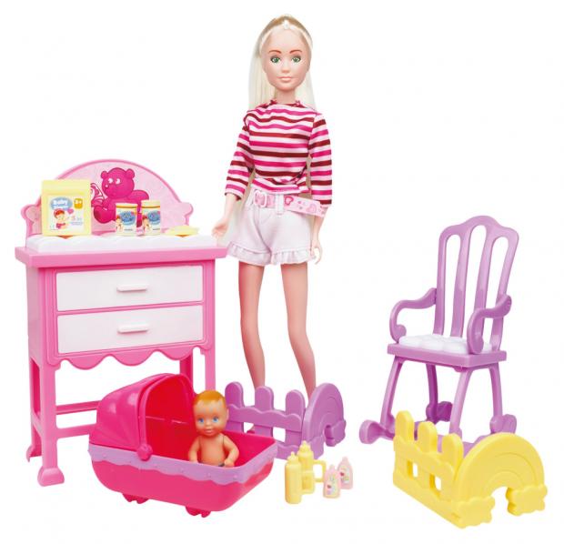 

Набор игровой One Two Fun Кукла Няня с младенцем