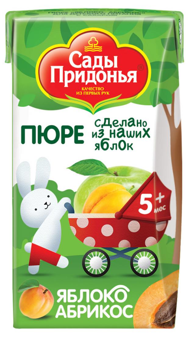 

Пюре «Сады Придонья» Яблоко-Абрикос с 5 мес., 125 г