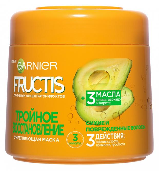 

Маска для волос Garnier Fructis Тройное Восстановление, 300 мл