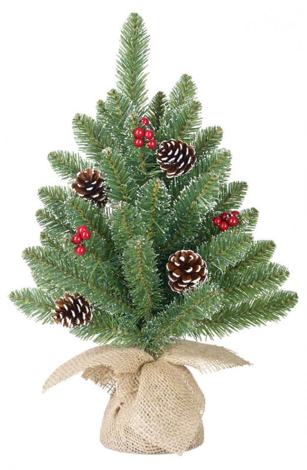 

Ель Black Box Trees Creston настольная зелёная ПВХ, 45х20 см