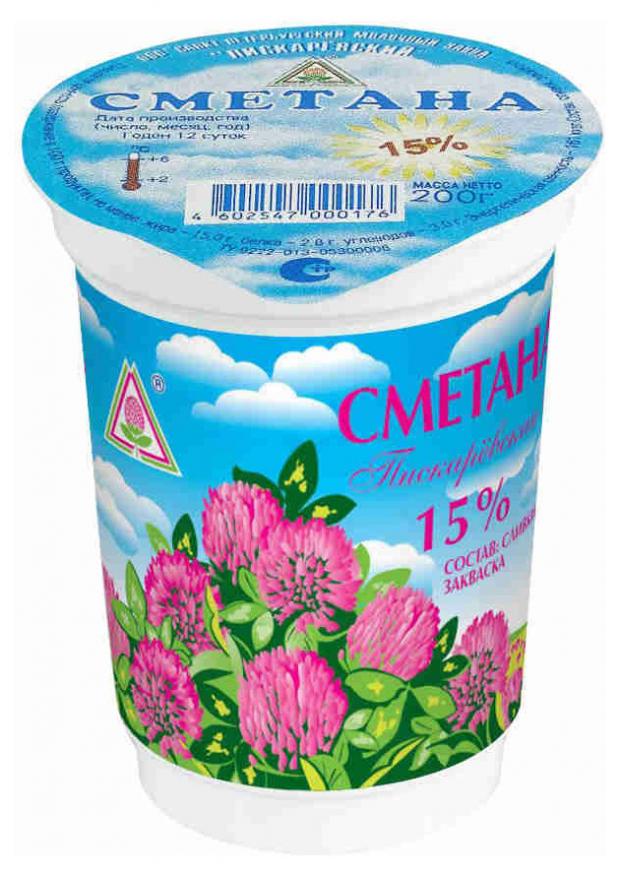 

Сметана «Пискаревский МЗ» 15%, 200 г