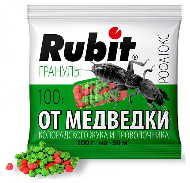 

Инсектицид от медведки и проволочника Rubit Рофатокс, 100 г
