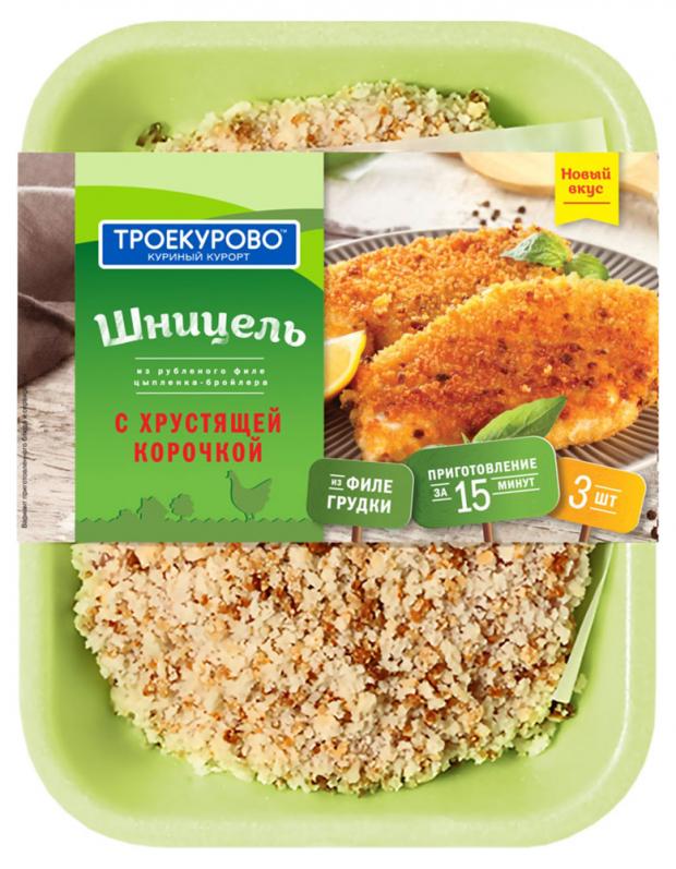 

Шницель куриный «Троекурово» с хрустящей корочкой, 350 г