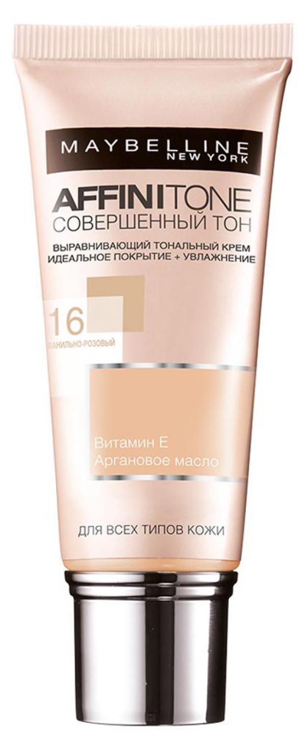 

Тональный крем для лица Maybelline New York Affinitone Ванильно-розовый тон 16, 30 мл