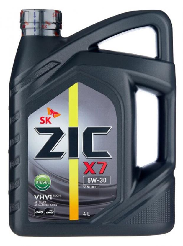 

Масло моторное ZIC X7 DIESEL 5W-30 синтетическое, 4 л