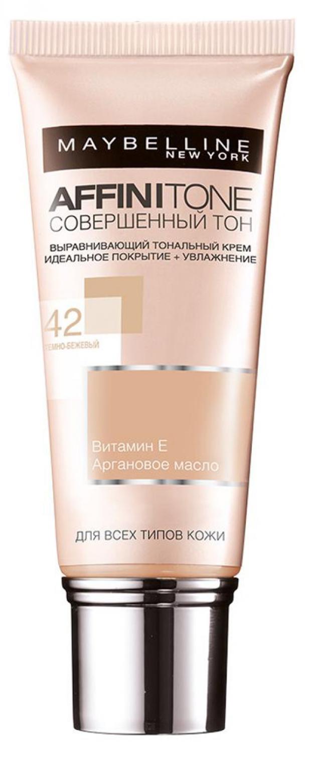 

Тональный крем для лица Maybelline New York Affinitone Темно-бежевый тон 42, 30 мл