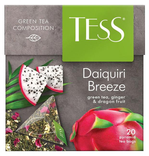 

Чай зеленый Tess Daiquiri Breeze Фрукт Дракона, 20х1,8 г