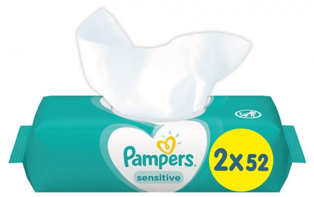 

Влажные салфетки десткие Pampers Sensitive, 104 шт.