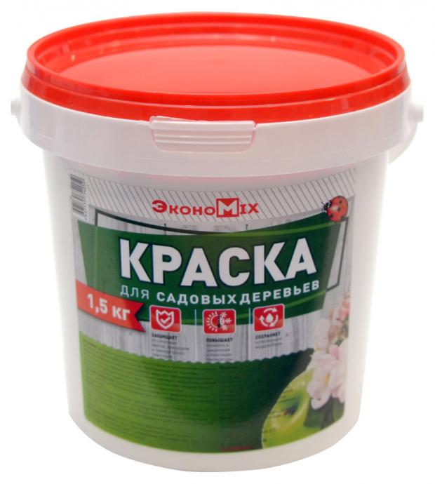

Краска для садовых деревьев «ЭконоMix», 1,5 кг