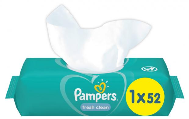 Влажные салфетки детские Pampers Fresh Clean, 52 шт.
