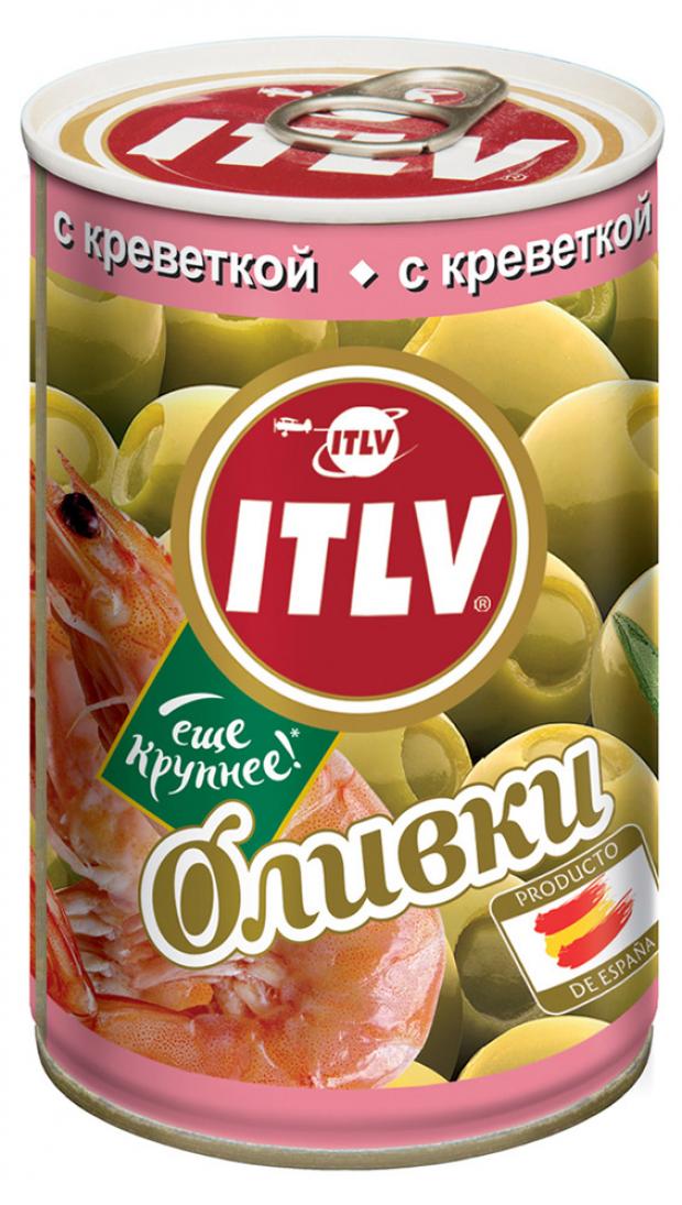 Оливки зеленые ITLV с креветками, 314 мл