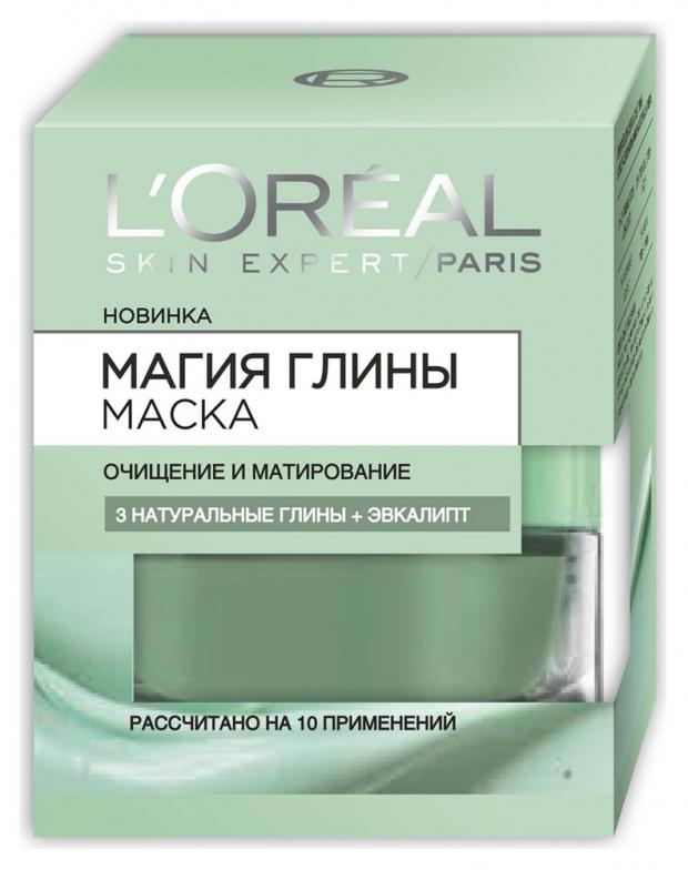 

Маска для лица L'Oreal Paris Магия глины очищение с эвкалиптом, 50 мл