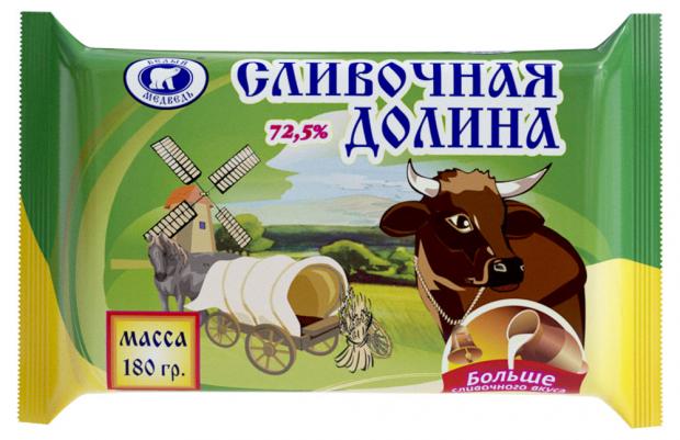

Спред «Сливочная Долина» 72,5%, 180 г