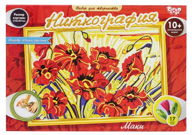 

Набор Danko Toys Ниткография Цветы, 21х29 см