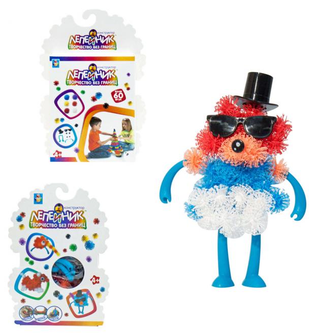 

Конструктор 1TOY «Лепейник», 60 деталей