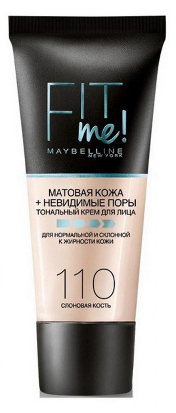 

Тональный крем для лица Maybelline New York Fit Me Слоновая кость тон 110, 30 мл