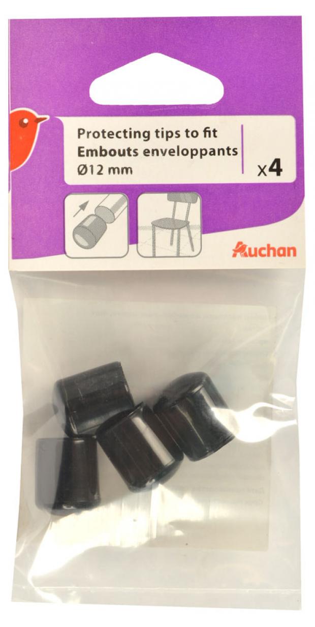 

Накладки на мебельные ножки Auchan Красная Птица 12 мм, 4 шт