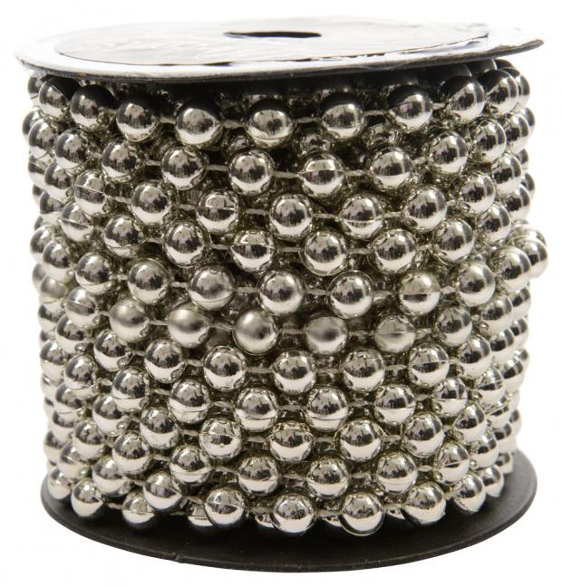

Гирлянда Decoris пластиковая серебряная, 10 м
