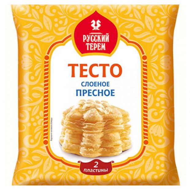 

Тесто слоеное «Русский терем» замороженное пресное, 500 г