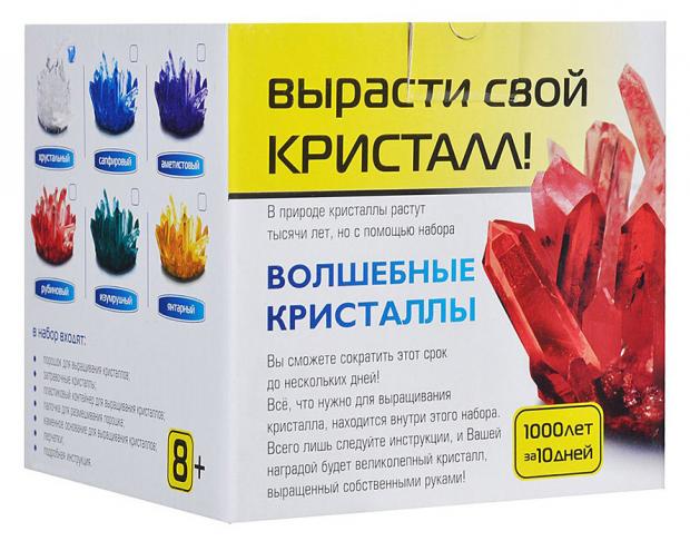 

Набор для выращивания кристаллов «Каррас» Master IQ2 Волшебные кристаллы хрустальный