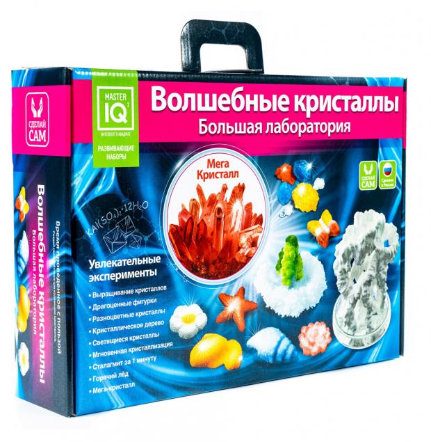

Набор для экспериментов Master IQ Волшебные кристаллы Большая лаборатория