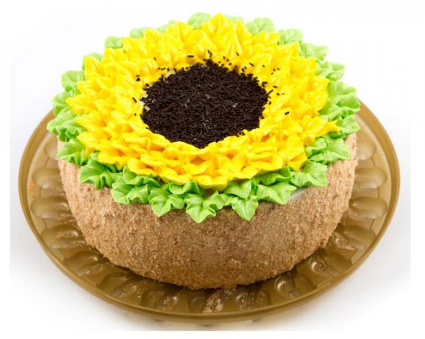 

Торт бисквитный «Виктория» Подсолнух, 2 кг