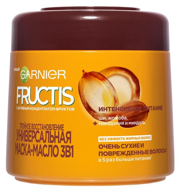 

Маска-масло для волос Garnier Fructis тройное восстановление 3в1, 300 мл